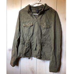 Army Green Cargo Jacket